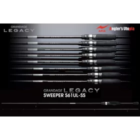   Apia Grandage Legacy Sweeper S61UL-SS 1,85m 0,2-4gr 2 Dílný Přívlačový Prut