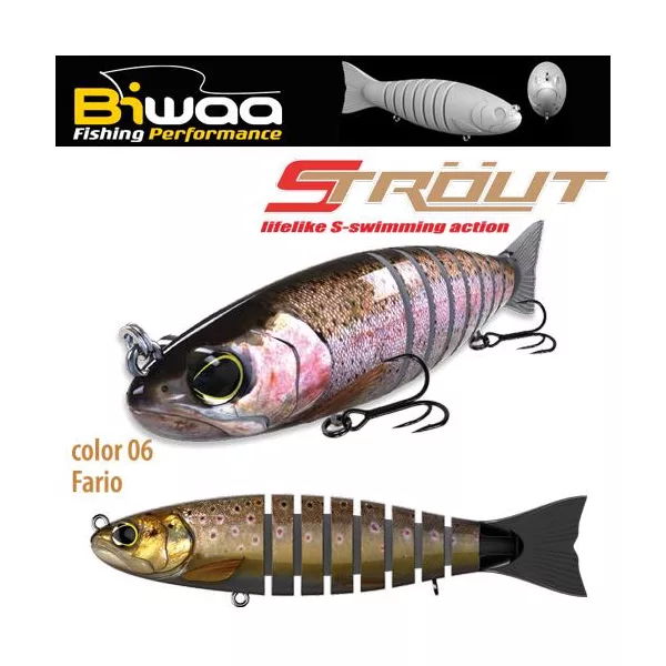 Biwaa Strout 14cm 29gr 06 Fario Wobbler 1ks
