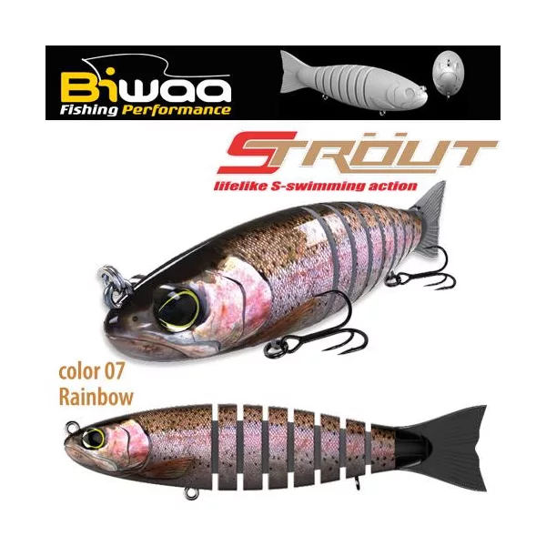 Biwaa Strout 14cm 29gr 07 Rainbow Wobbler 1ks
