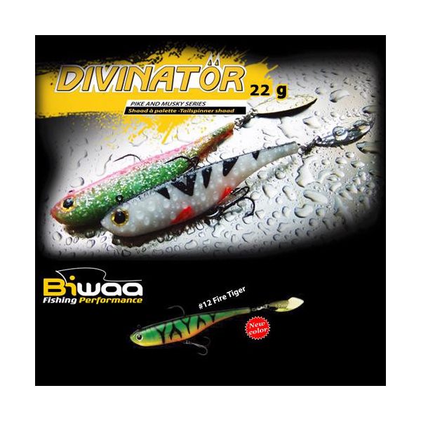 Biwaa Divinator Medium 18cm 35gr 12 Fire Tiger Spinnertail 1ks