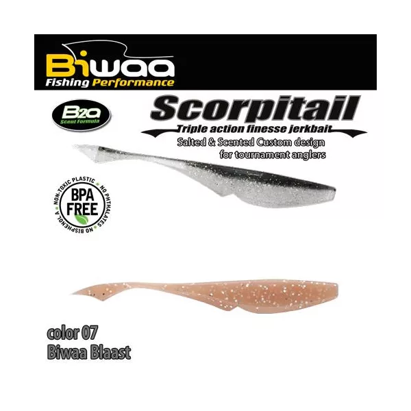Biwaa Scorpitail 13cm 07 Biwaa Blaast Gumová nástraha 6db