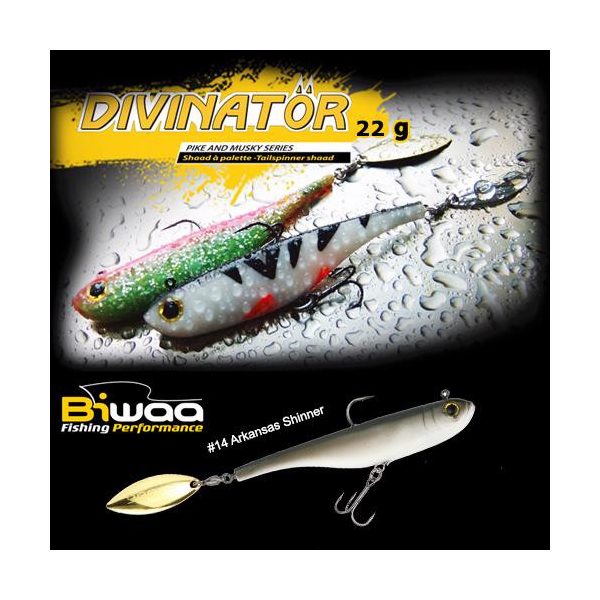 Biwaa Divinator Medium 18cm 35gr 14 Arkansas Shiner Spinnertail 1ks