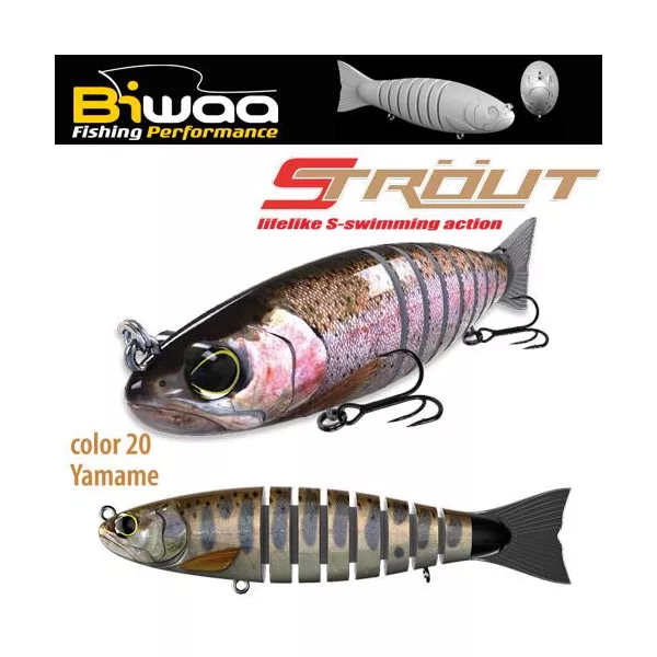 Biwaa Strout 14cm 29gr 20 Yamame Wobbler 1ks