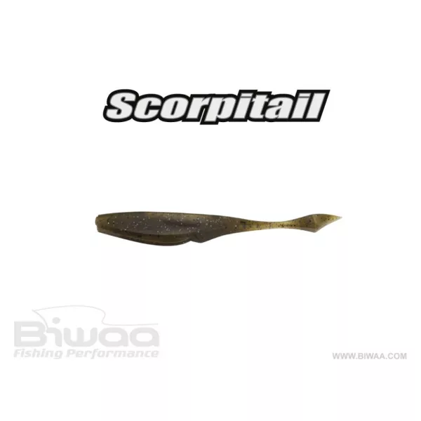 Biwaa Scorpitail 10cm 002 Green Pumpkin Gumihal 8ks