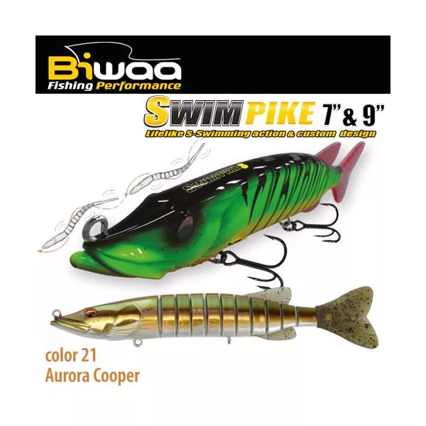 Biwaa Swimpike SS 18cm 26gr 21 Aurora Cooper Wobler 1ks