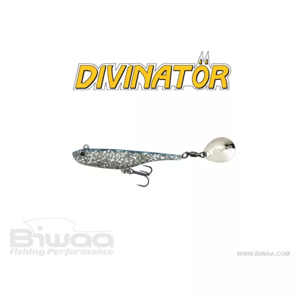 Biwaa Divinator Mini 9,5cm 9gr 01 Blue Chrome Spinnertail 1ks