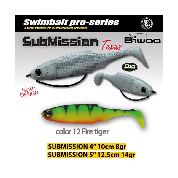 Biwaa Submission 10cm 12 Fire Tiger Guma 4ks