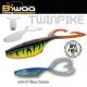 Biwaa Twinpike 15cm 24gr 01 BlueChrome Gumová nástraha 3ks