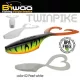 Biwaa Twinpike 15cm 24gr 02 Pearl White Gumová nástraha 3ks
