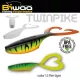 Biwaa Twinpike 15cm 24gr 12 Fire Tiger Gumová nástraha 3ks