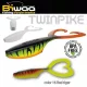 Biwaa Twinpike 15cm 24gr 16 Red Tiger Gumová nástraha 3ks