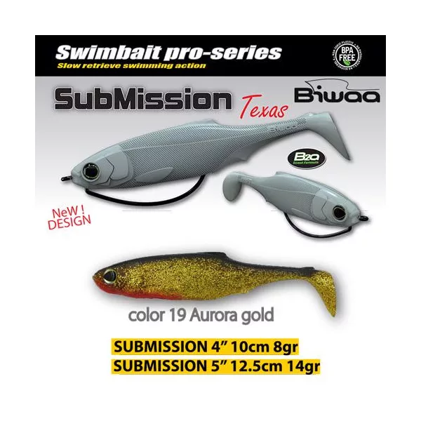 Biwaa Submission 10cm 19 Aurora Gold Guma 4ks