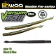 Biwaa Venum Tail 10cm 10 Black & Blue Gumová umělá nástraha 10ks