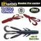 Biwaa Ultra Hog 7,5cm 10 Black & Blue Gumová Návnada 10ks