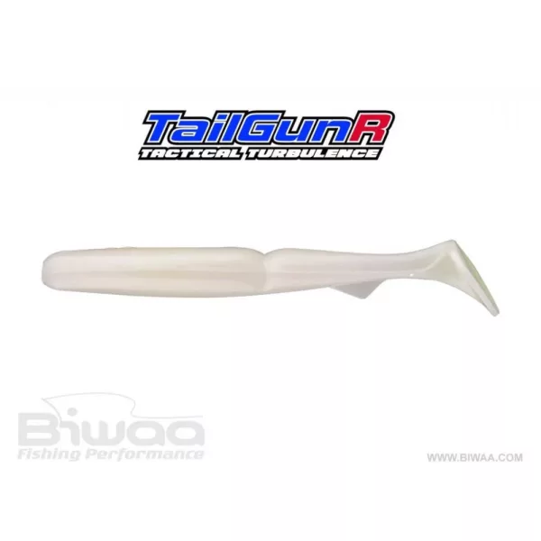 Biwaa Tailgunr 9cm Pearl White Gumová nástraha 7ks/balení
