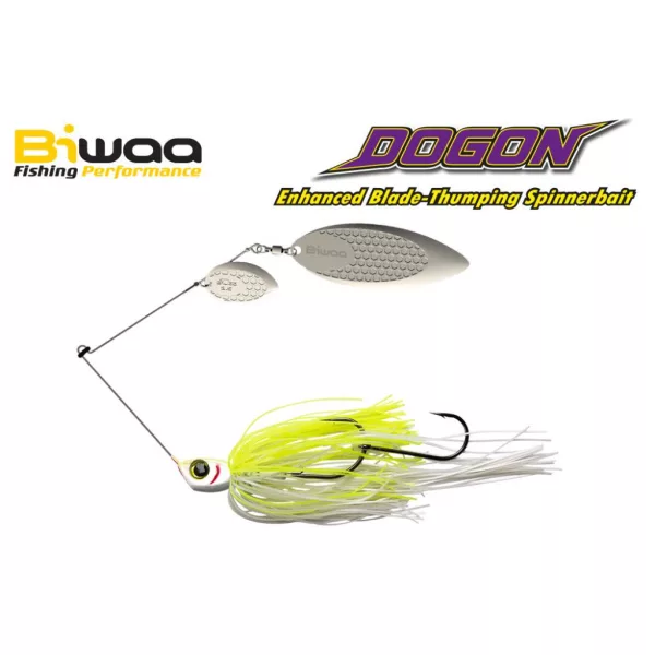 Biwaa Dogon Spinnerbait 3/4oz 21gr 01 White Chart-Silver Blades Spinnerbait 1ks