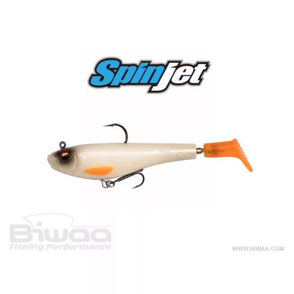 Biwaa Spinjet 13cm 30gr 02 Pearl White gumová nástraha 1ks