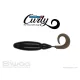 Biwaa Tailgunr Curly 6,3cm 110 UV Black Gumová nástraha 8ks