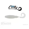 Biwaa Tailgunr Curly 6,3cm 008 Pearl White Gumová nástraha 8ks