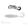 Biwaa Tailgunr Curly 6,3cm 008 Pearl White Gumová nástraha 8ks