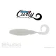 Biwaa Tailgunr Curly 6,3cm 008 Pearl White Gumová nástraha 8ks