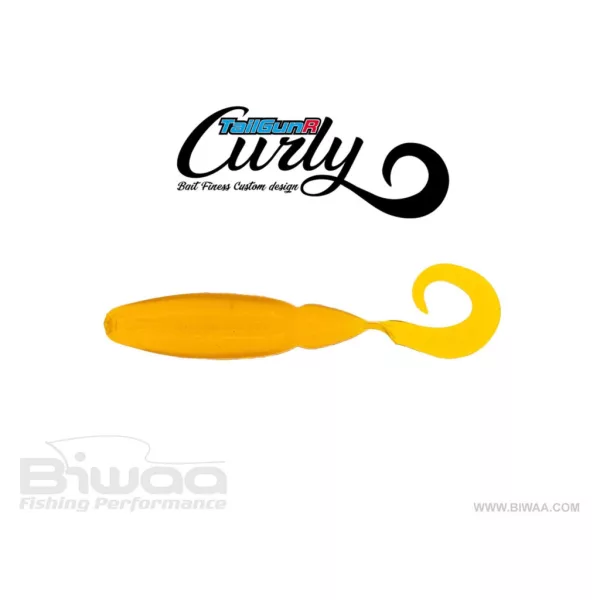 Biwaa Tailgunr Curly 9cm 022 Motorový olej gumová nástraha 7ks