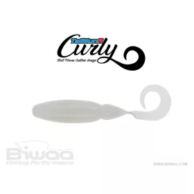 Biwaa Tailgunr Curly 9cm 008 Pearl White Guma 7ks