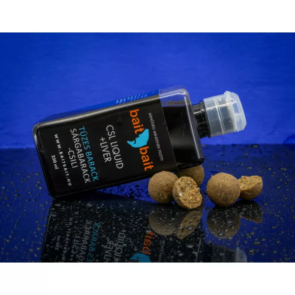 BaitBait Tüzes Barack CSL + Jaterní Tekutina 250ml