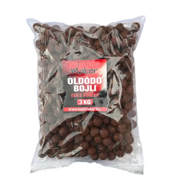 Bait Maker Sladké Koření 24mm Rozpustné Boilies 3kg