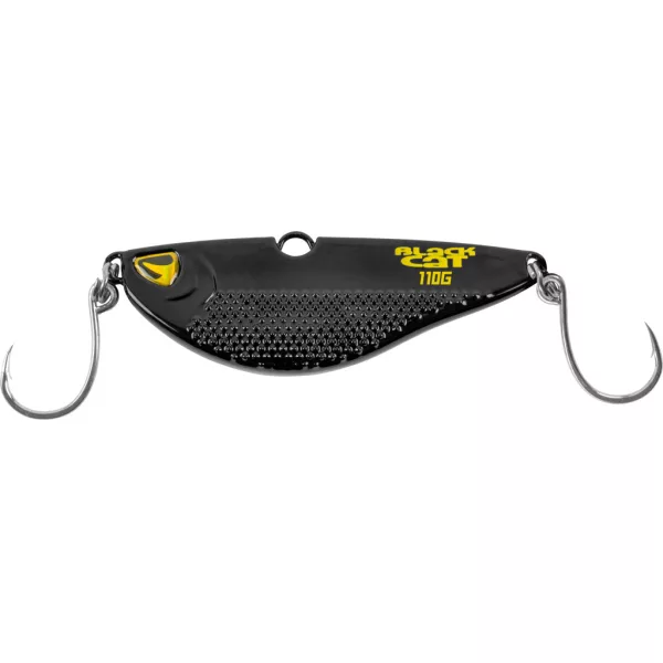 Black Cat Heavy Vibe V Lure Black 110gr Vertikální umělá nástraha