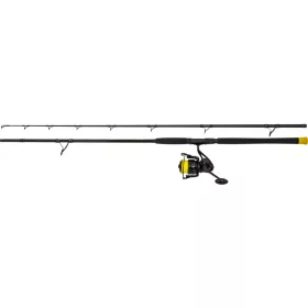   Black Cat Hard Core Combo Allround Rod 2,70m 500gr 2dílný prut s navijákem Black Passion FD 80 a vlascem