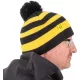 Black Cat Bobble Hat Pletená čepice