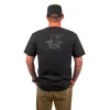 Black Cat Logo Black T-Shirt Tričko 3XL