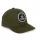 Black Cat Green Flat Peak Cap Baseballová čepice