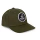 Black Cat Green Flat Peak Cap Baseballová čepice