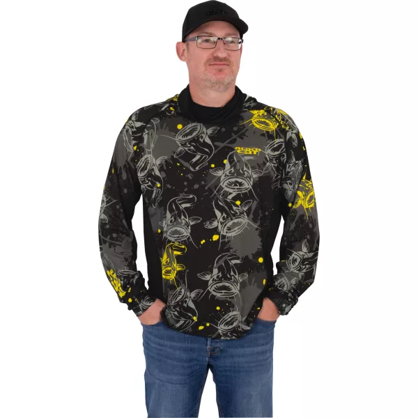 Black Cat Performance Sun Top Dlouhý Rukáv UV Tričko 3XL