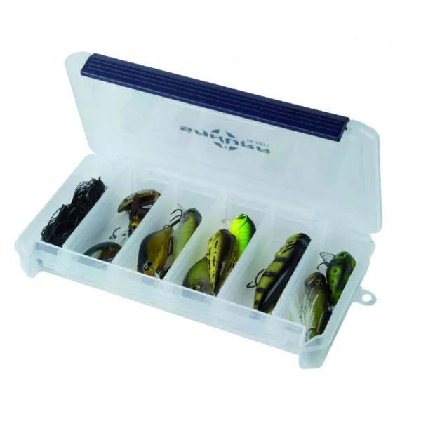 Sakura SK-9821 box na nářadí / krabička na nástrahy / 23,3 x 12,2 x 3,2 / čirá barva