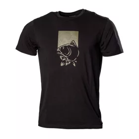   Nash Make It Happen T-Shirt Fish Logo Black Tričko Černá S