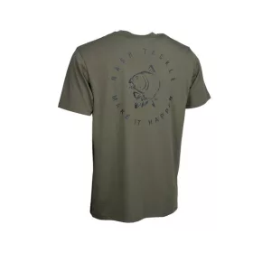 Nash Make It Happen Carp Logo T Shirt Zelené tričko 2XL