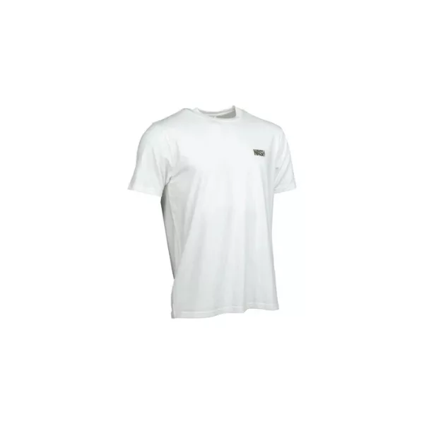 Nash Make It Happen Carp Logo T Shirt Ecru Tričko S