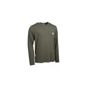   Nash Make It Happen Carp Logo Zelené tričko s dlouhým rukávem S