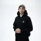 Nash Make It happen Badge Zipped Hoodie Černá Mikina na zip 3XL