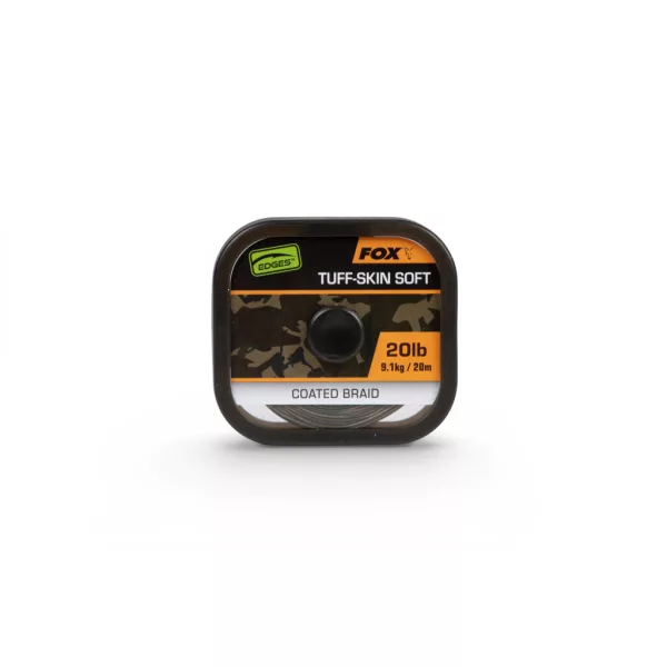 Fox Edges Tuff-Skin Soft 25lb 20m Pletená Návazcová Šňůra