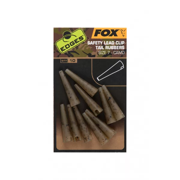 Fox Edges Camo 7 gumová objímka 10ks