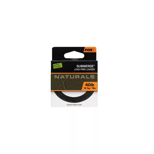 Fox Edges Naturals Submerge Pletená návazcová šňůra 18,1kg 10m