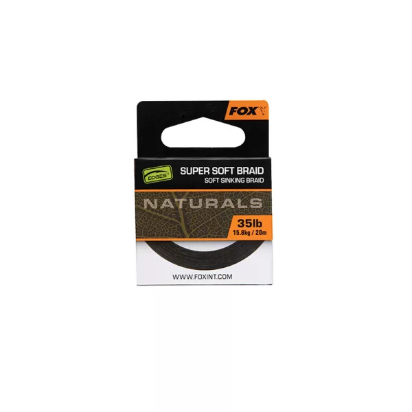Fox Edges Naturals Super Soft Braid Pletená návazcová šňůra 35lb 20m