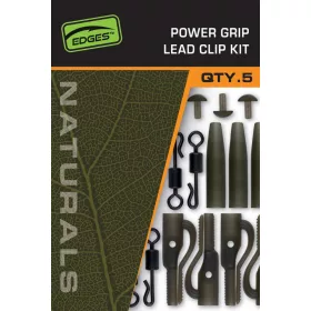 Fox Edges Naturals Power Grip Sada olověných klipů