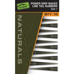   Fox Edges Naturals Power Grip Naked Line Tail Rubbers 7 Gumové objímky