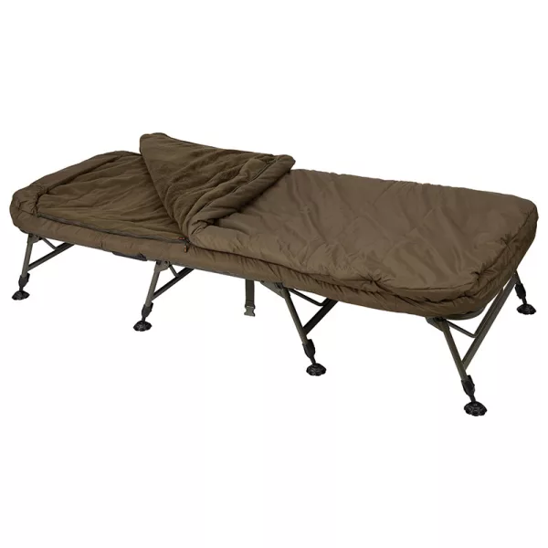 Fox Flatliner MF8 All Season System & Bed Rybářské Lehátko se Spacákem