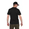 Fox Collection T-Shirt Černo-Oranžové Tričko S